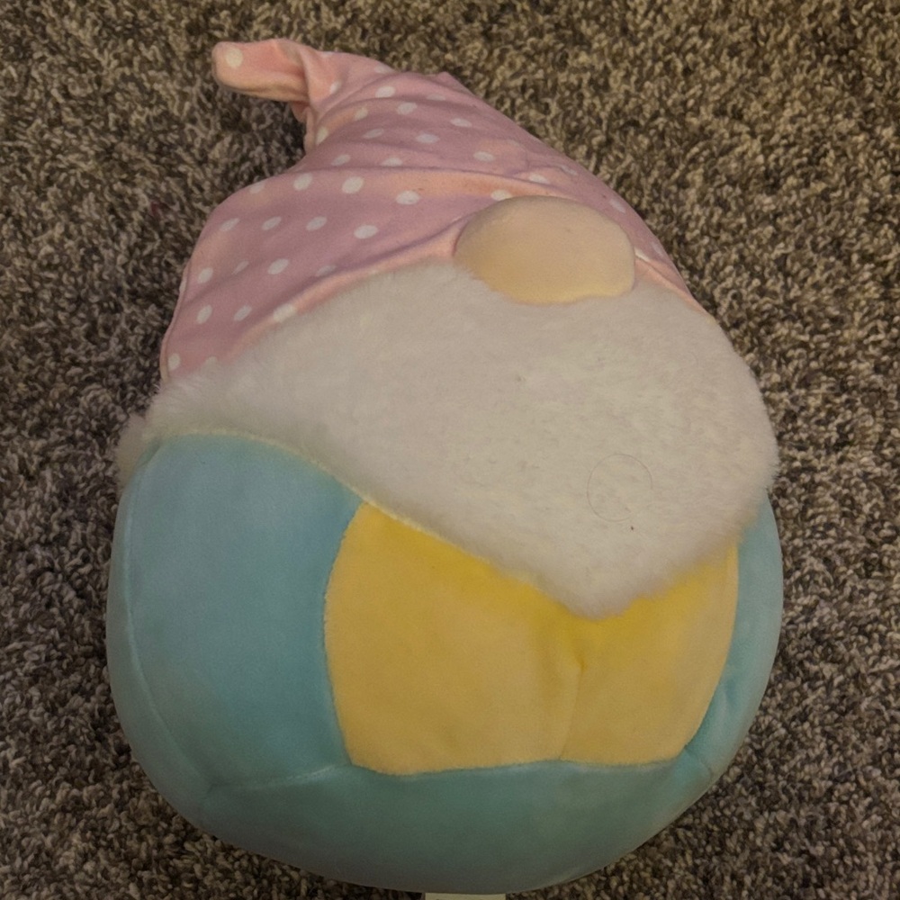 Squishmallows Pink and Blue Gnome Plush